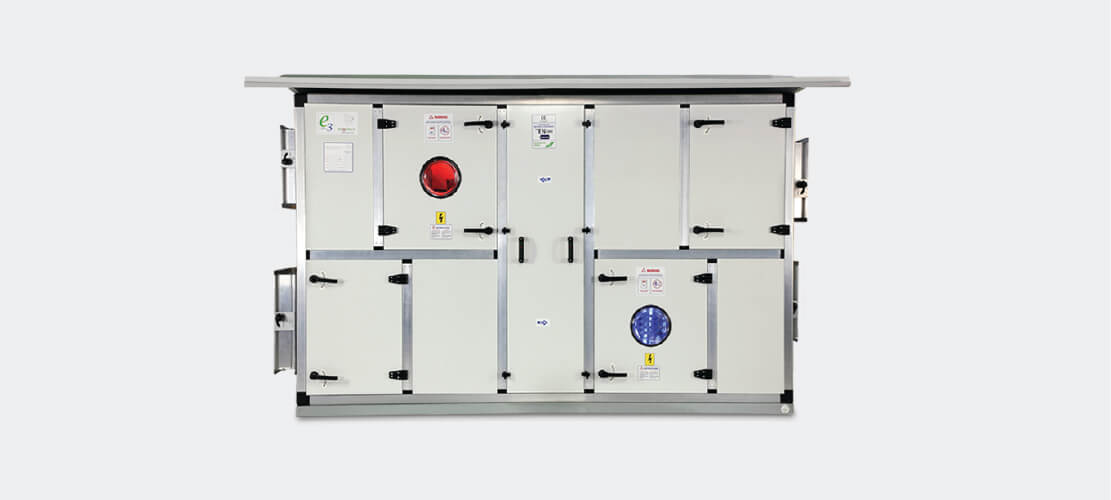 edgetech heat recovery unit with heat wheel